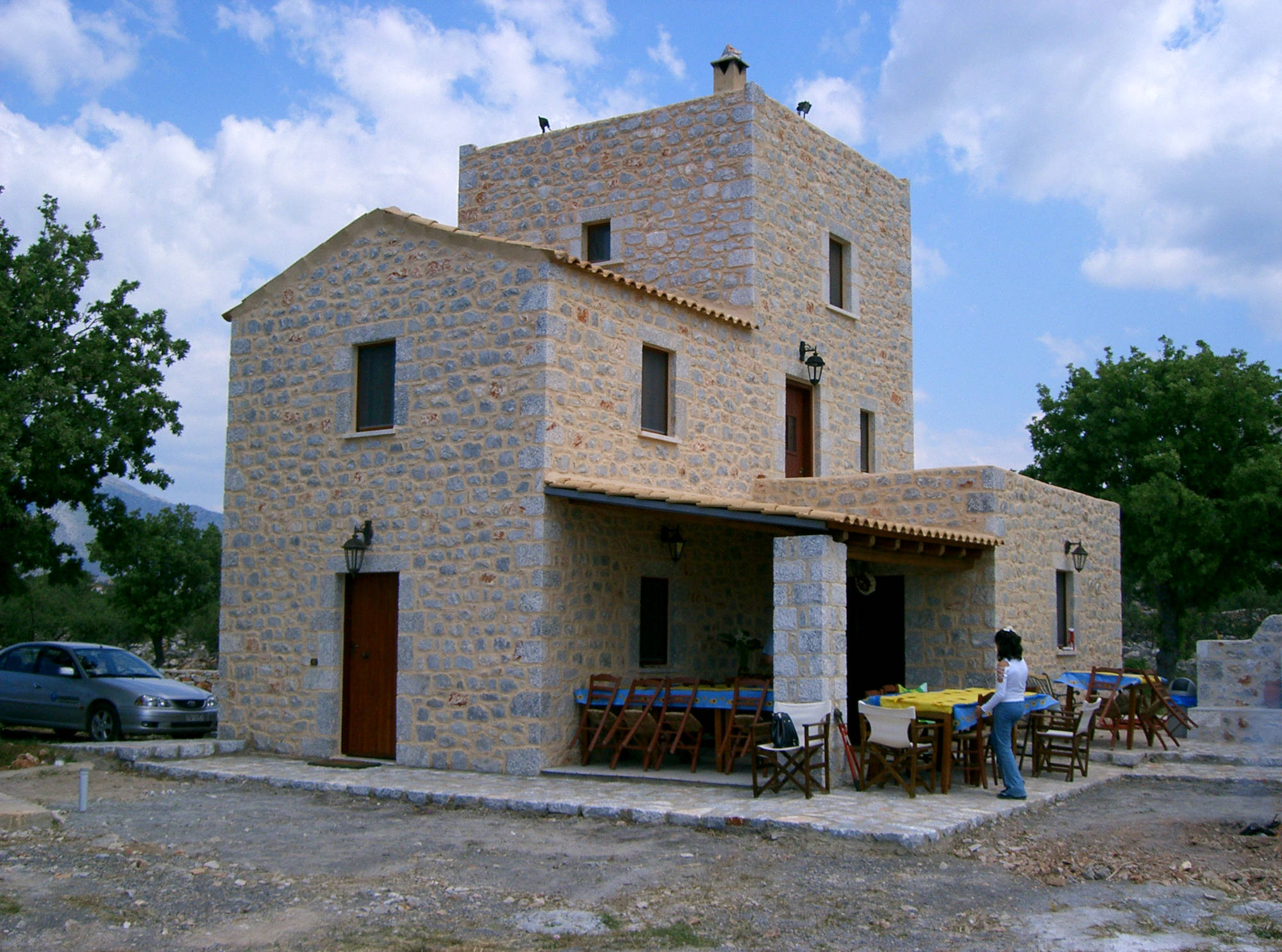 Detached maniotic stone house on a large plot in Mani - HaOM691