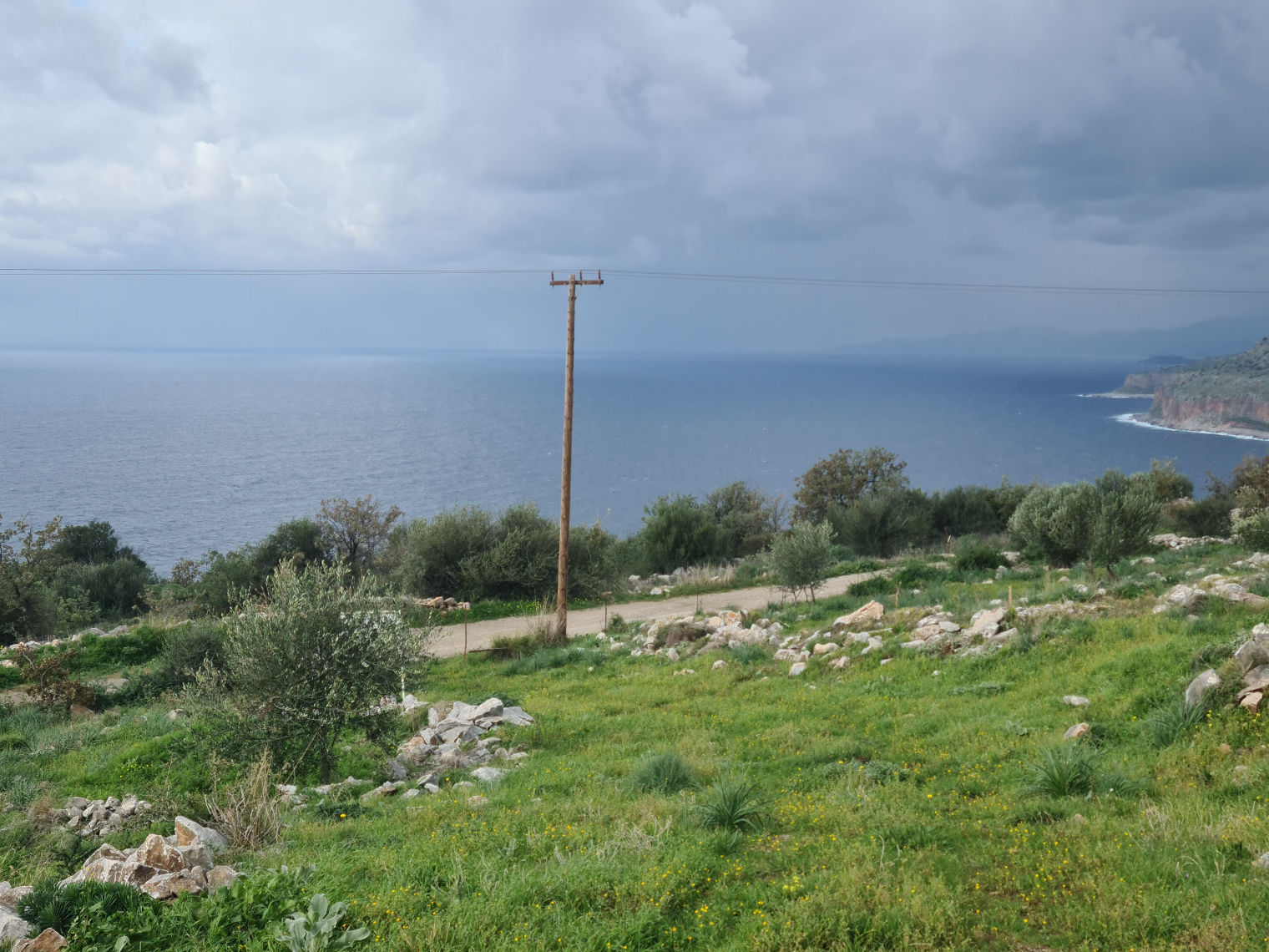  land plot with panoramic views in the Laconian Mani - ID: LaARP643