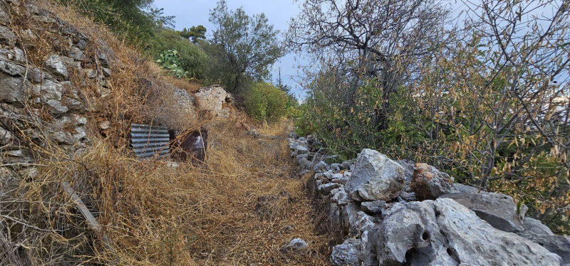 Sea view land plot hillside in Gythio - GrGY766