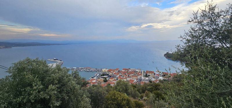 Sea view land plot hillside in Gythio - GrGY766