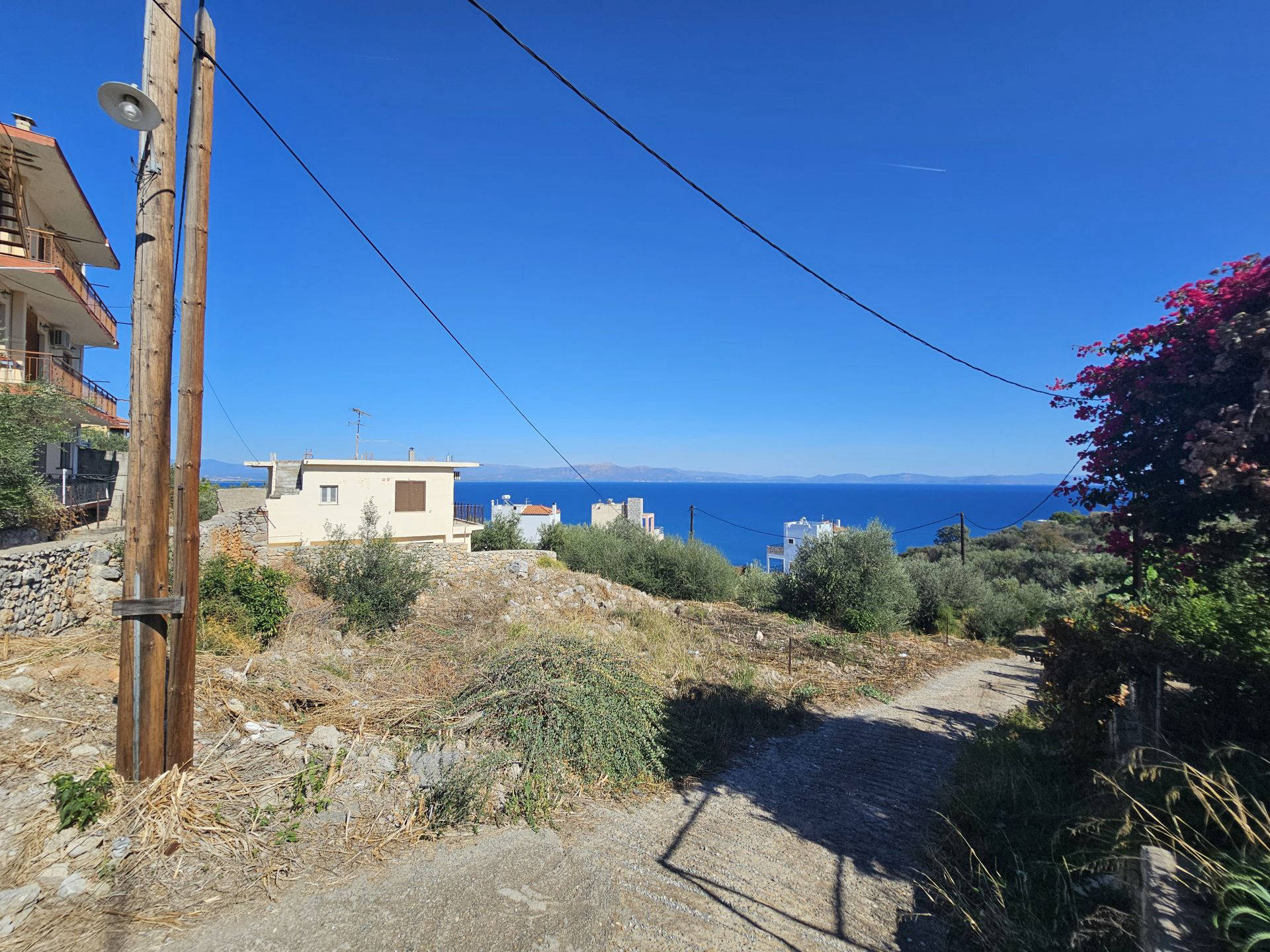 Sea view building plot in Mavrovouni near Gythio town  - GrMAV668