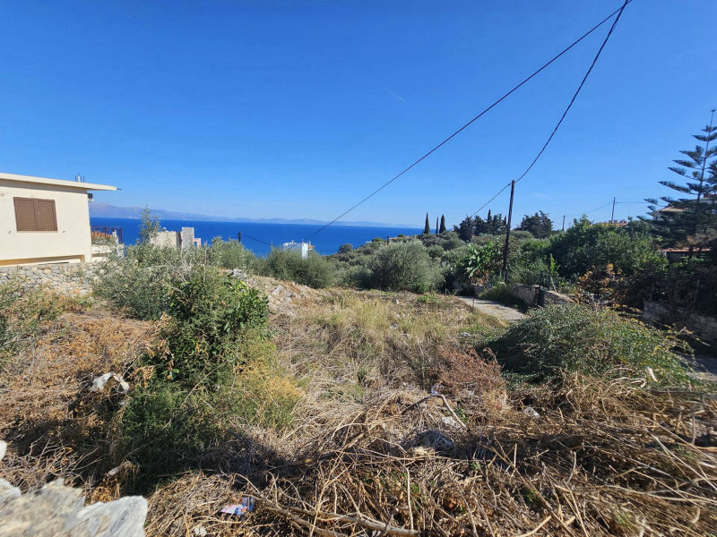 Sea view building plot in Mavrovouni near Gythio town  - GrMAV668