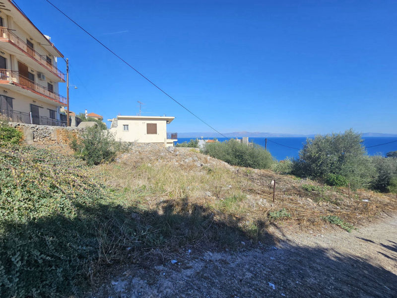 Sea view building plot in Mavrovouni near Gythio town  - GrMAV668