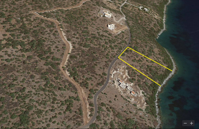 sea front building plot land plot near Gythio - ID: LaAG663