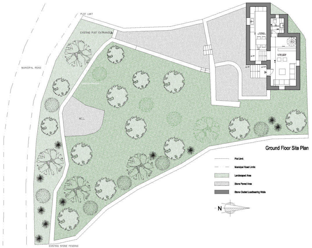 Site plan with groundfloor - SoEN628