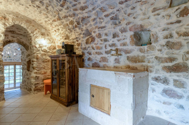 Renovated stone tower in a mountain village  - SoSKT709