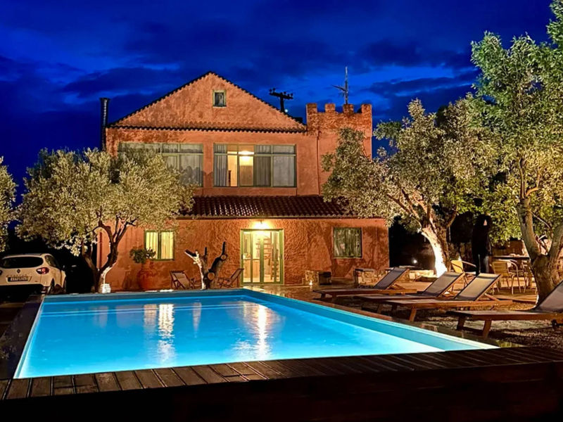 Seaview countryhouse with pool in Mani - ViKAL773