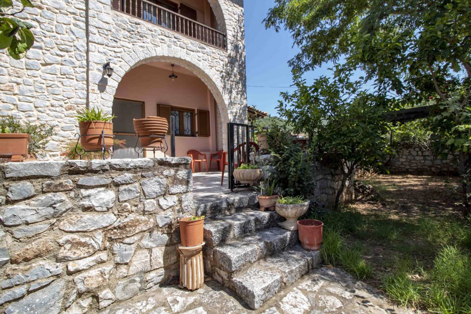 Detached country house of natural stone in Mani - HaKAR758