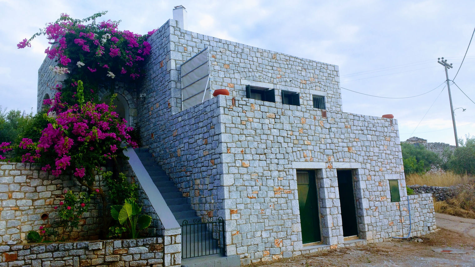Stone-Built House with Sea and Mountain Views in Mani - HaPD777