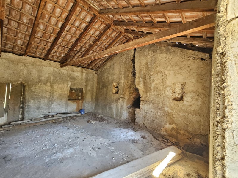 The old house for restoration from inside