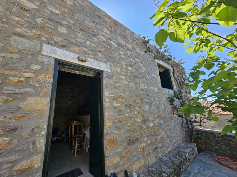 The semi-renovated house