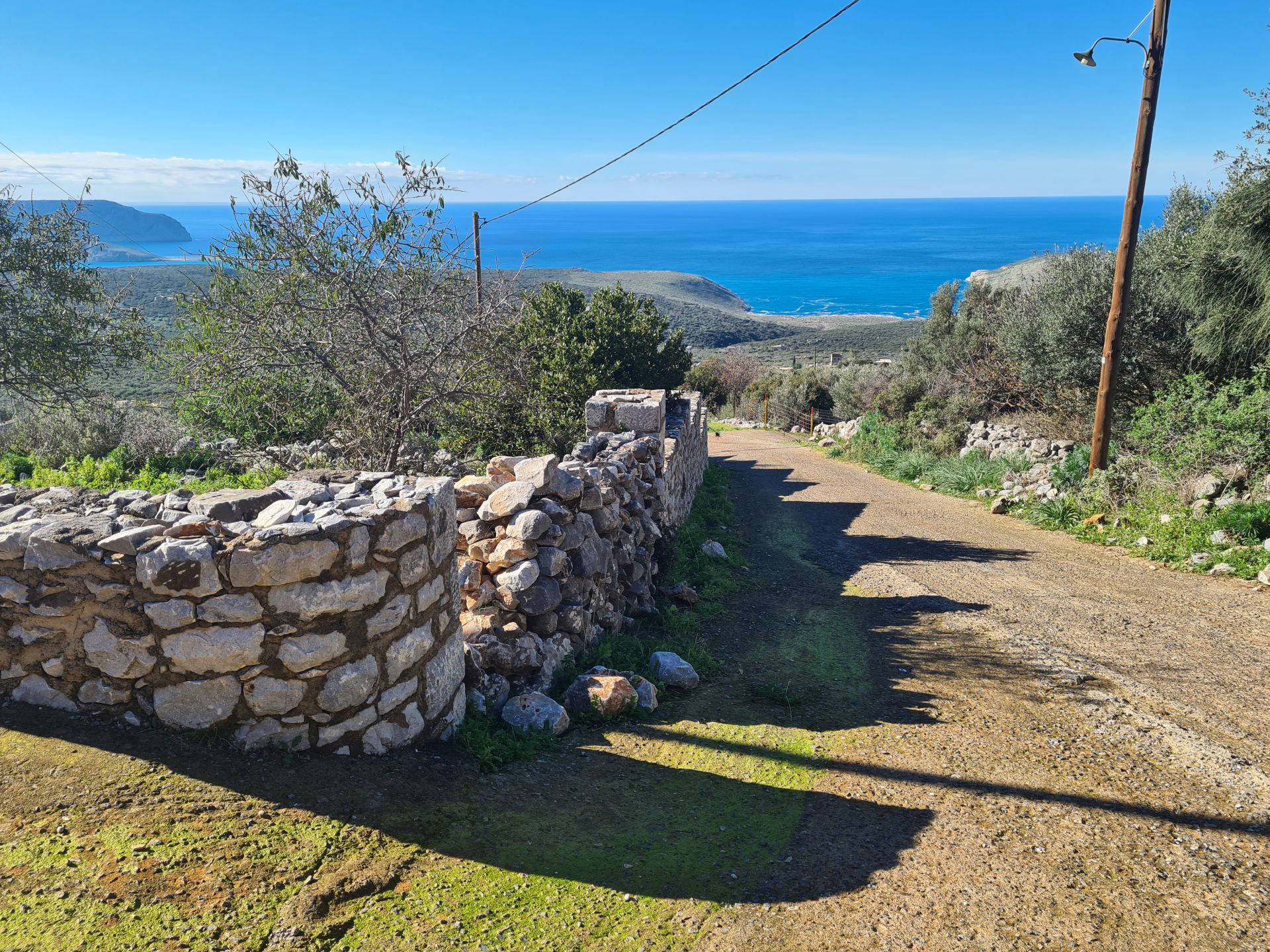 Hillside sea view house of natural stone in the Laconian Mani - HaVAM677