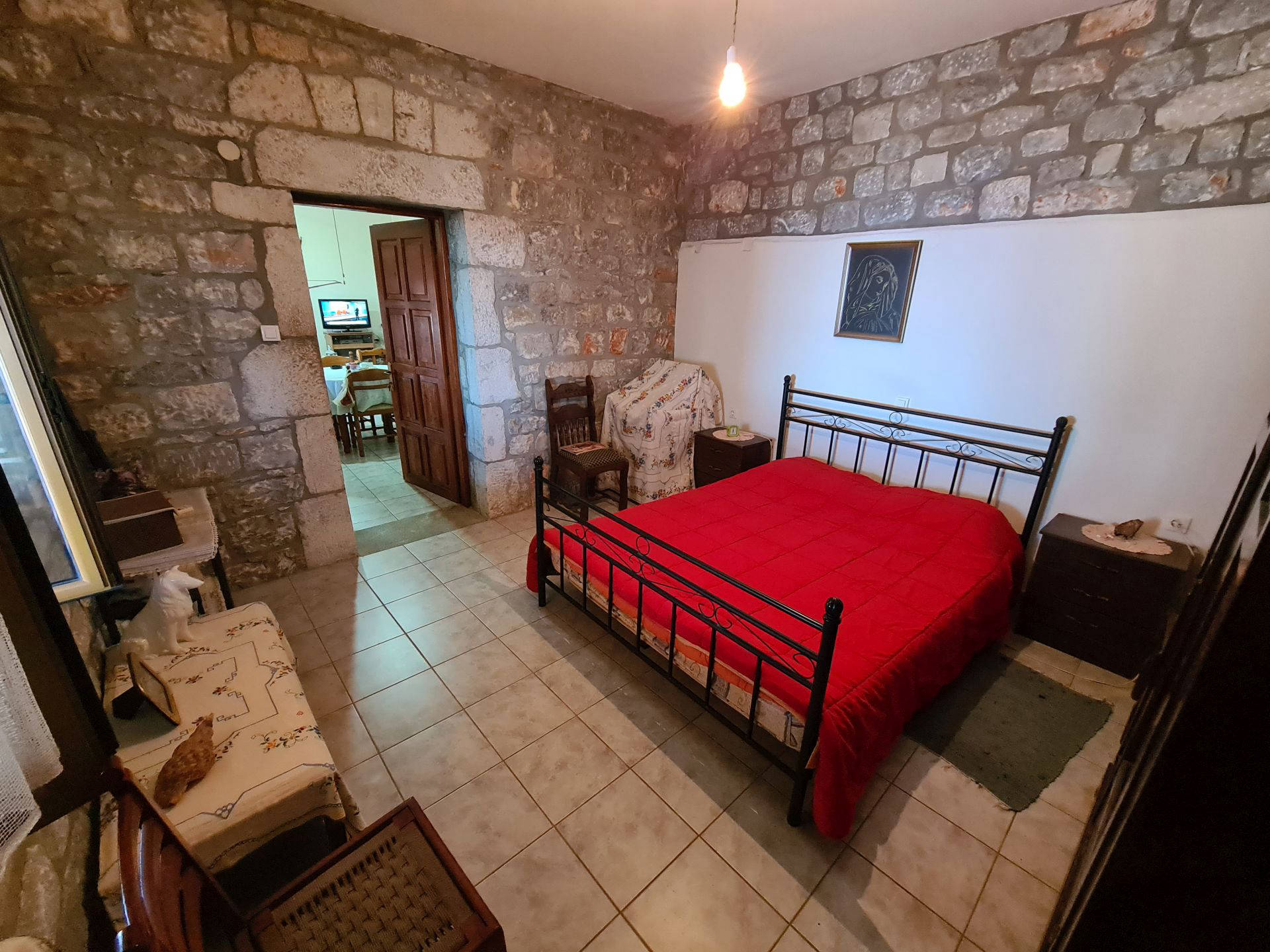 Hillside sea view house of natural stone in the Laconian Mani - HaVAM677