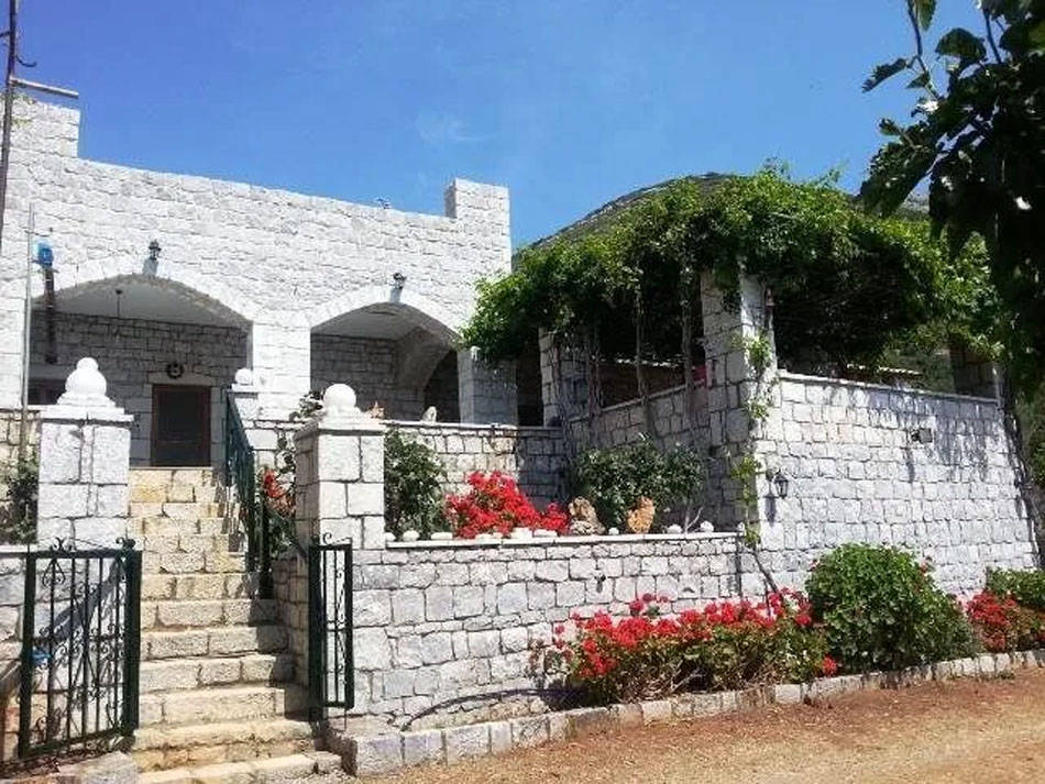 Hillside sea view house of natural stone in the Laconian Mani - HaVAM677