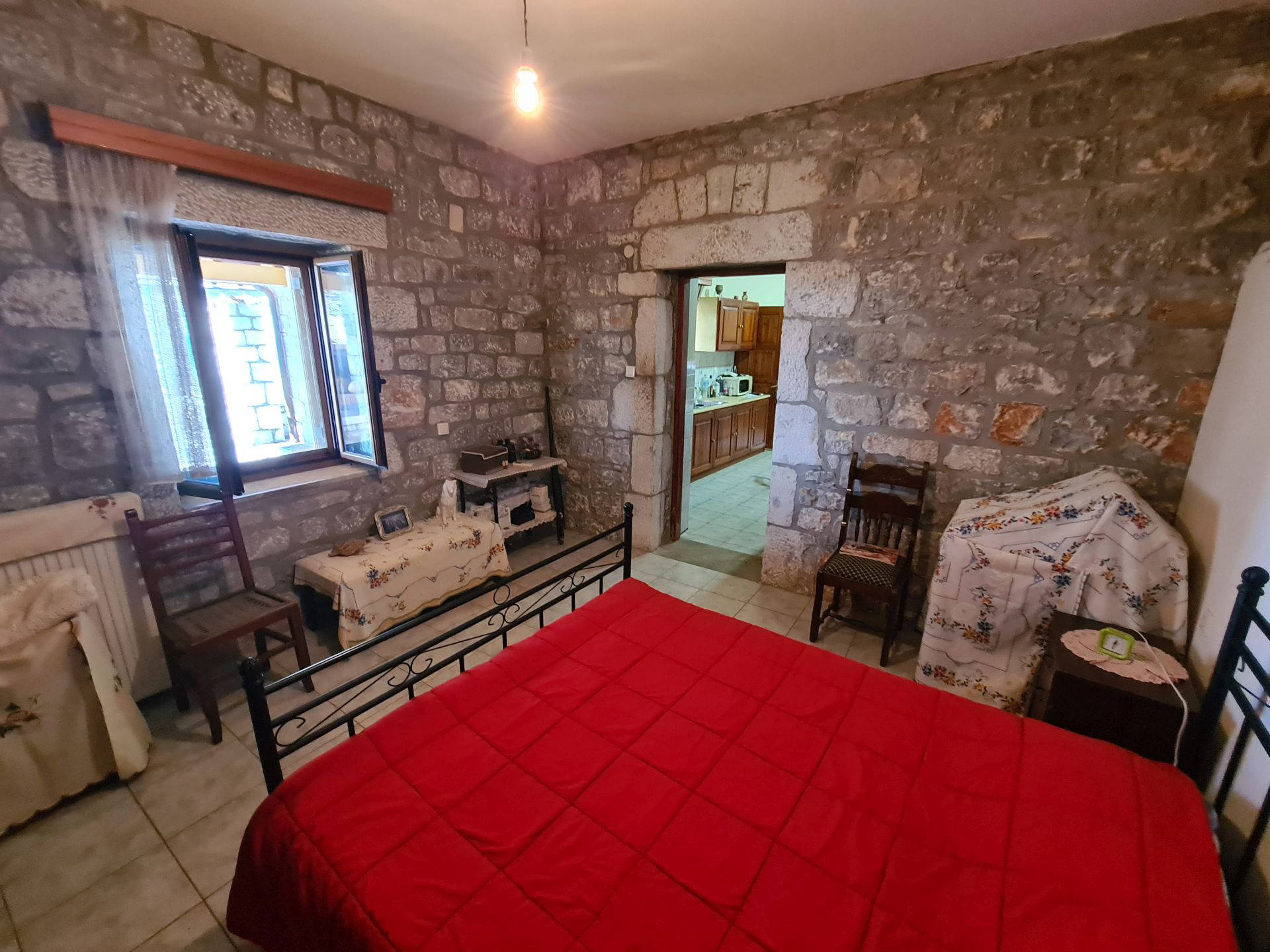 Hillside sea view house of natural stone in the Laconian Mani - HaVAM677