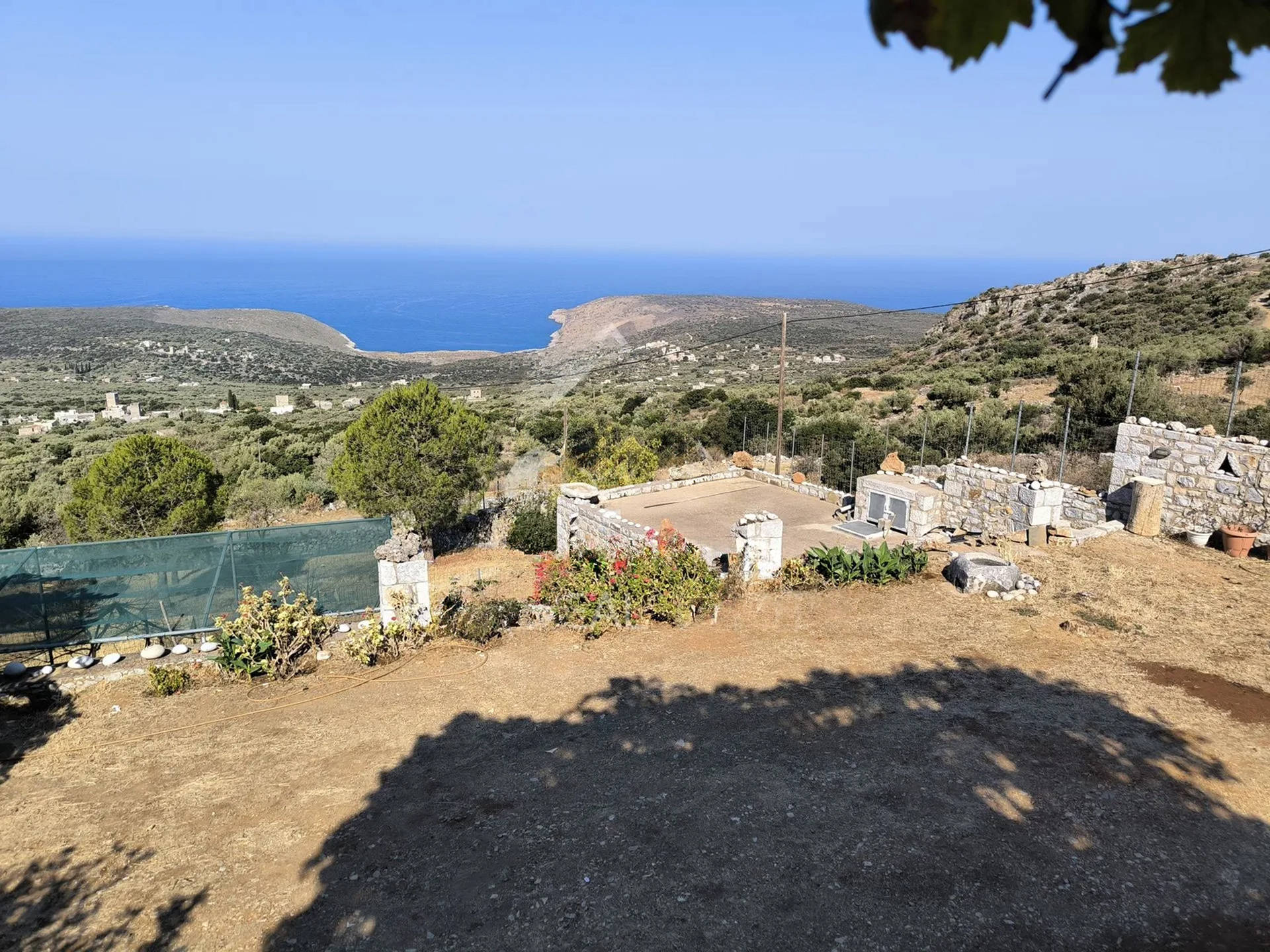 Hillside sea view house of natural stone in the Laconian Mani - HaVAM677