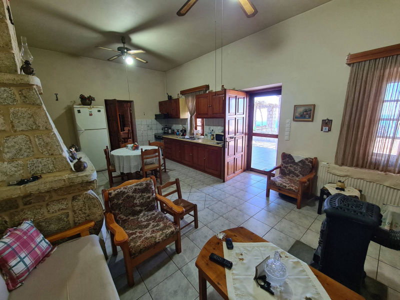 Hillside sea view house of natural stone in the Laconian Mani - HaVAM677