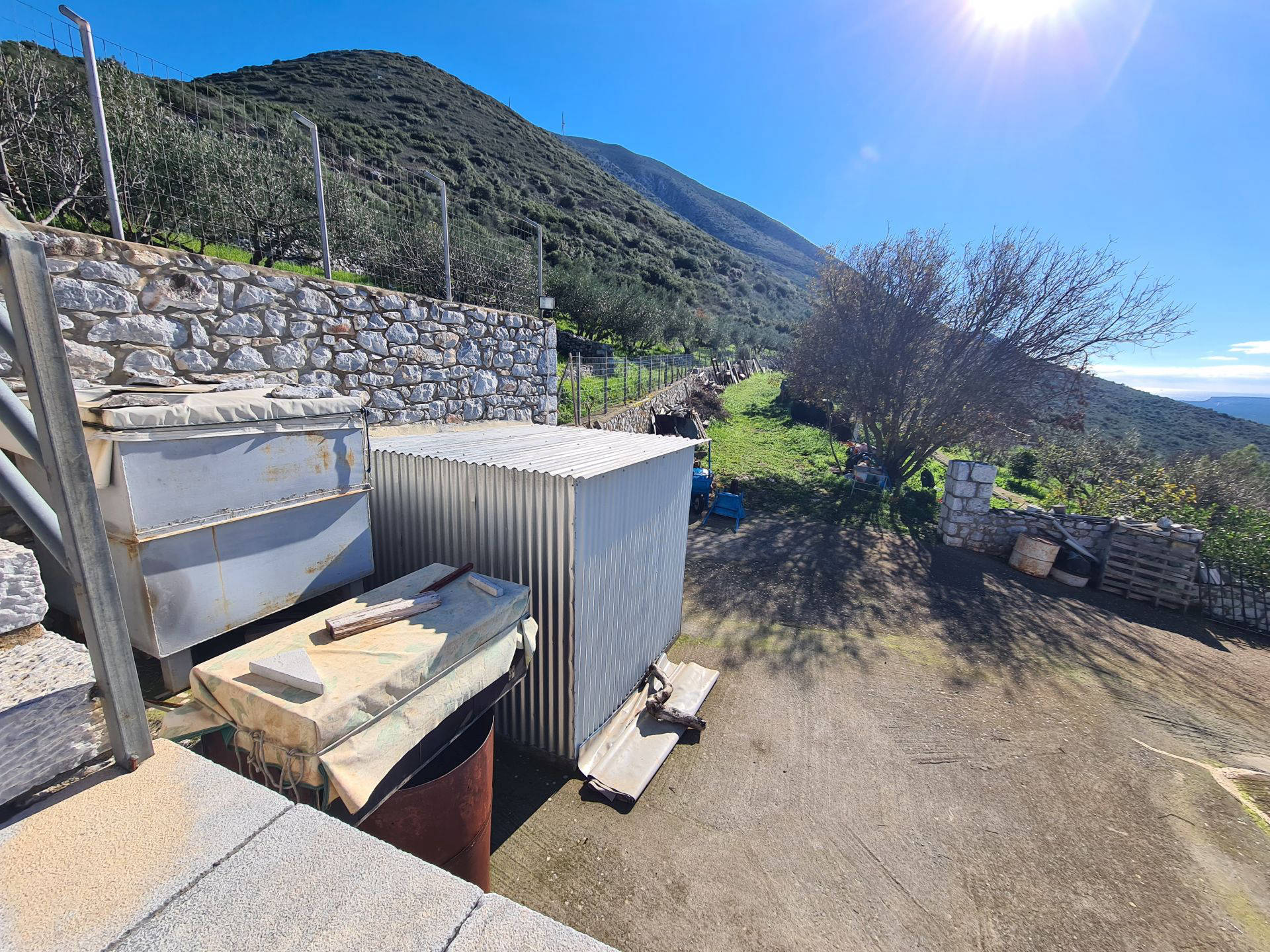 Hillside sea view house of natural stone in the Laconian Mani - HaVAM677