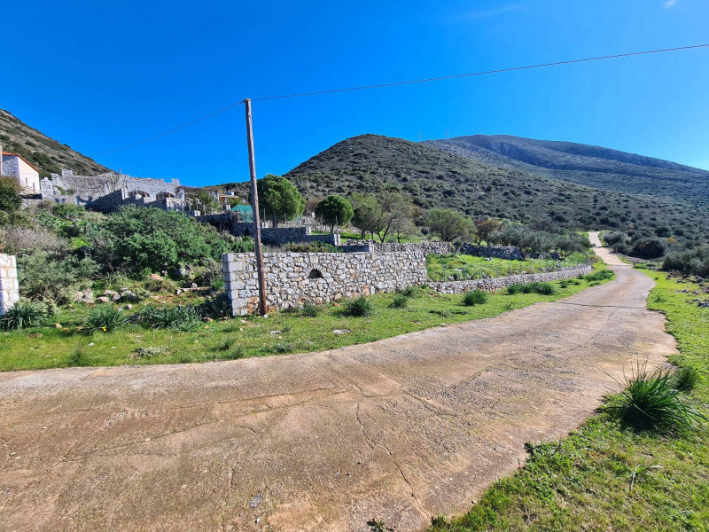 Hillside sea view house of natural stone in the Laconian Mani - HaVAM677