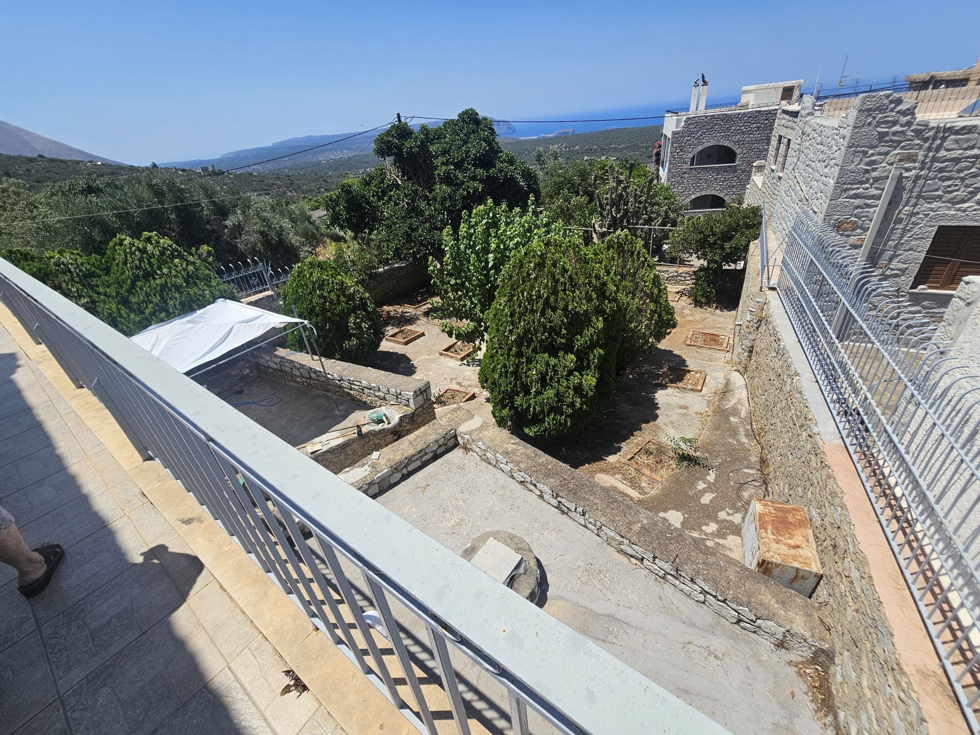 Hillside sea view house of natural stone in the Laconian Mani - HaVAM795