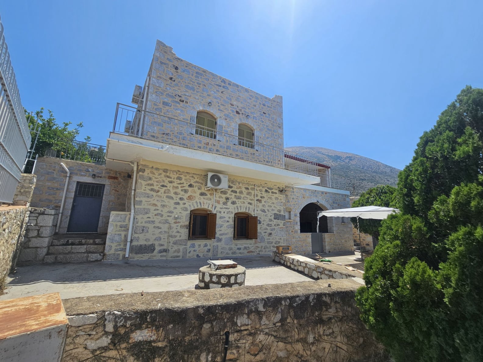 Hillside sea view house of natural stone in the Laconian Mani - HaVAM795