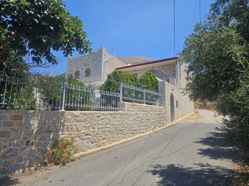 Hillside sea view house of natural stone in the Laconian Mani - HaVAM795