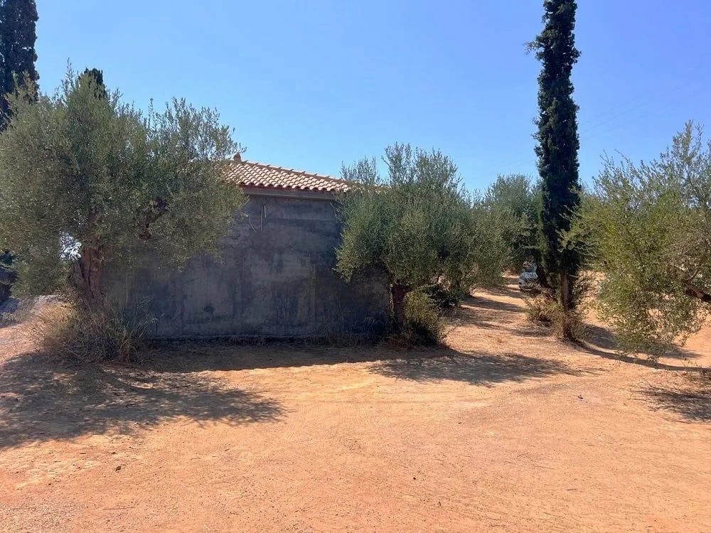 Single-story sea front house in shell condition in Messinia - HaKOR780