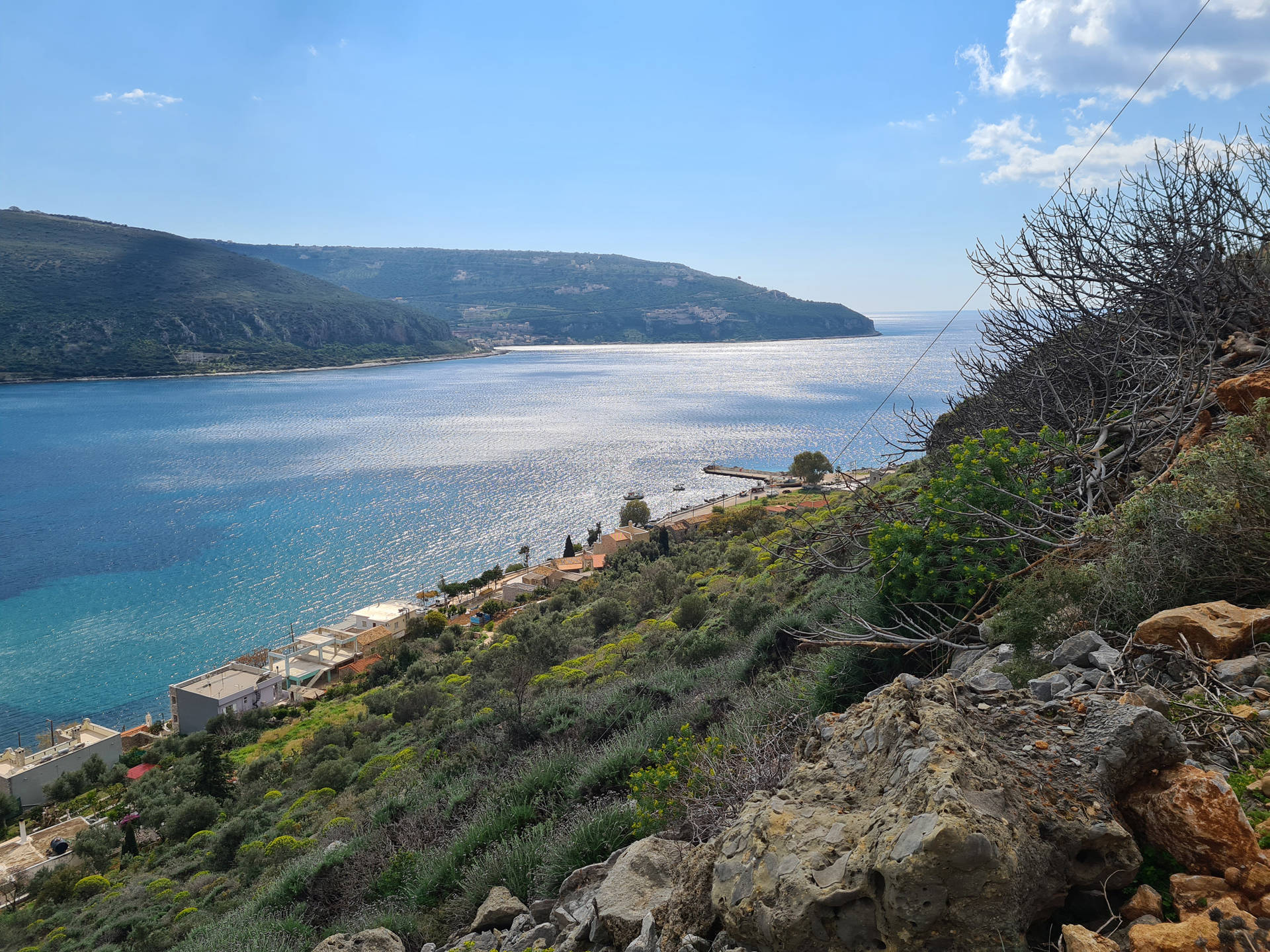 Sea view land plot near by the sea in Mani - LaKARV598