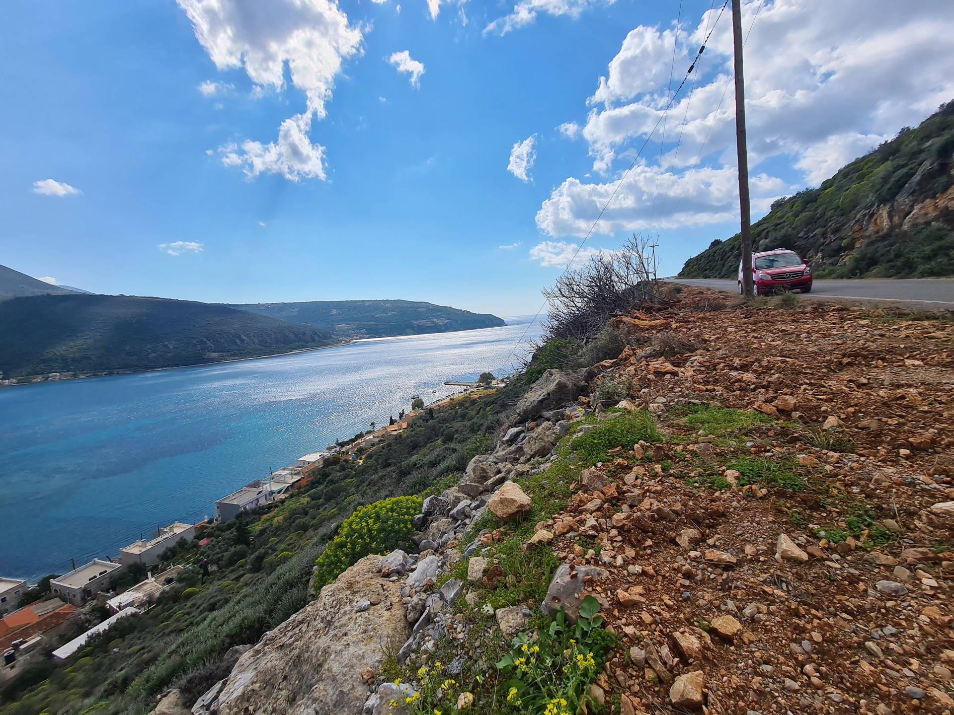 Sea view land plot near by the sea in Mani - LaKARV598