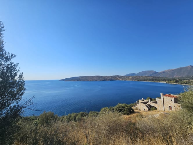 Hillside land plot with sea views near Gythio - HaAGER797