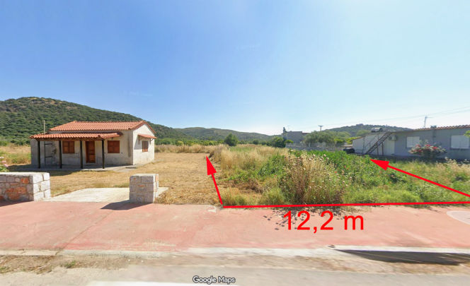 Flat building plot in Vathy with landscape views - LaVATH782