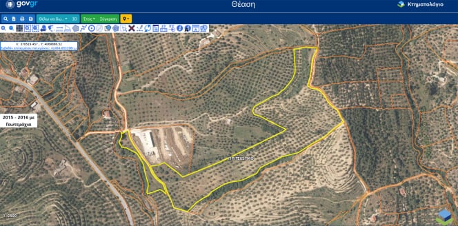44,759  sqm land plot for investment use with olive trees near Gythio - LaGyPR791